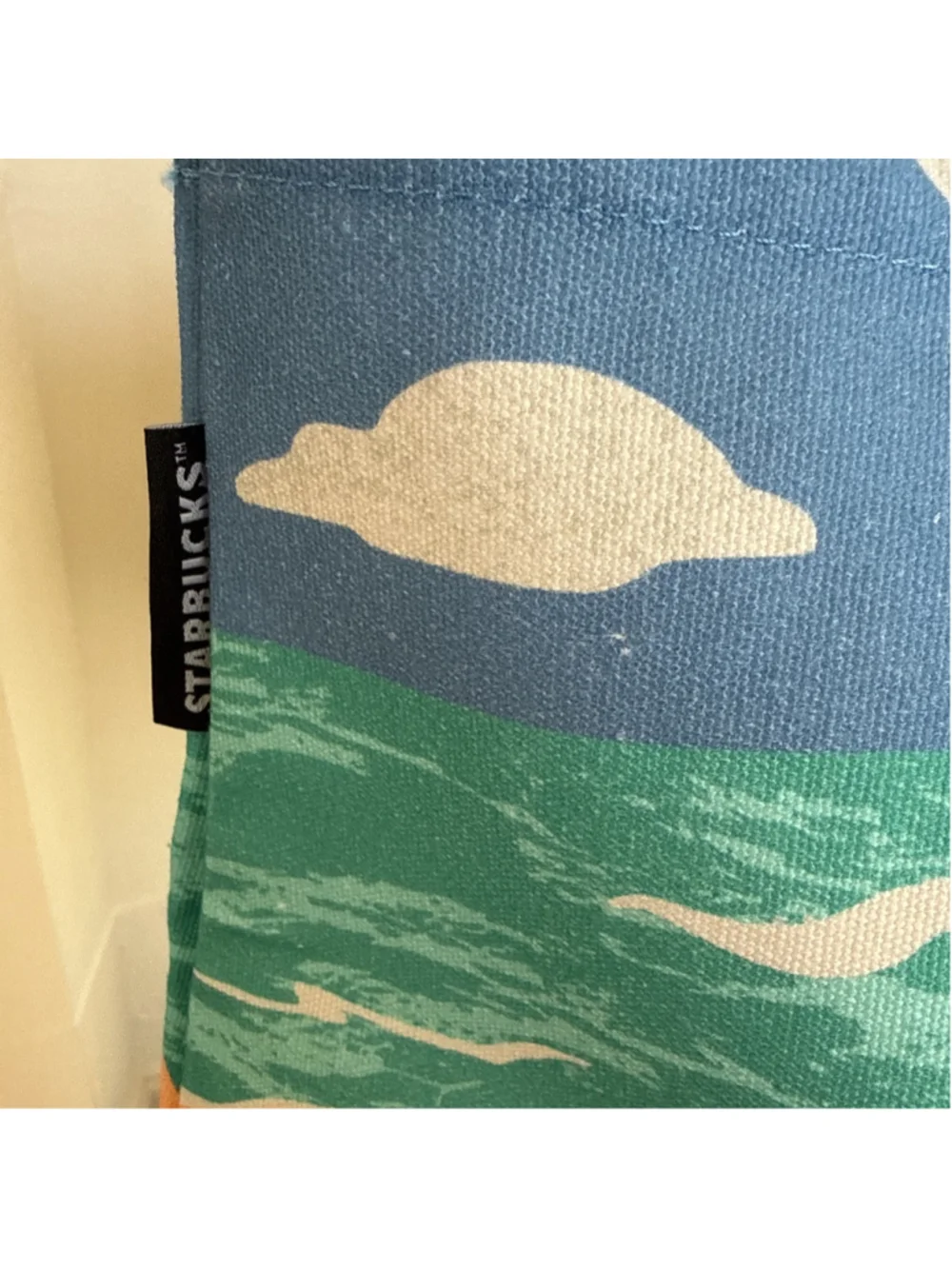Starbucks Mexico Canvas Beach Tote VW Van Summer NWT